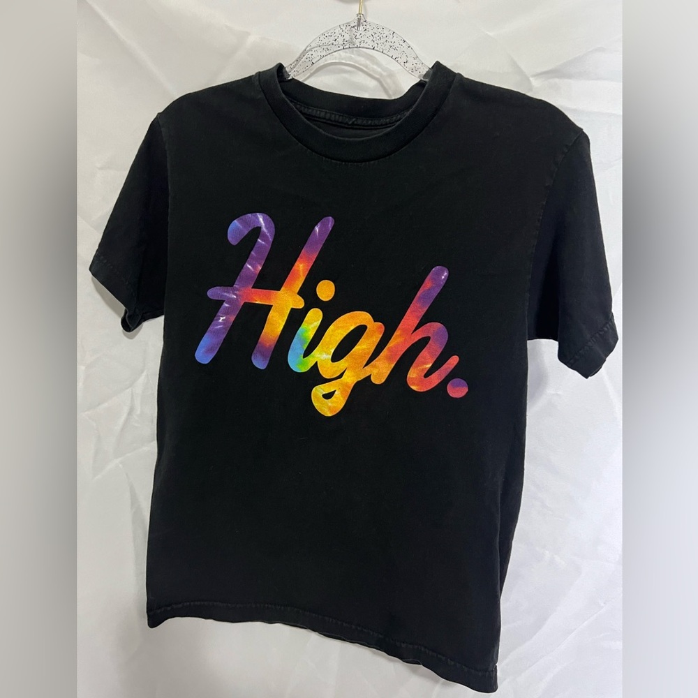Spencer’s Black High T shirt